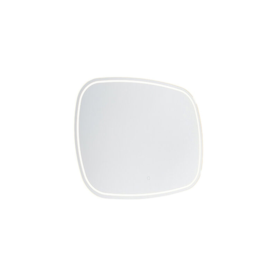 Modern bathroom mirror 60x80 cm incl. LED with touch dimmer IP44 - Miral - Clear