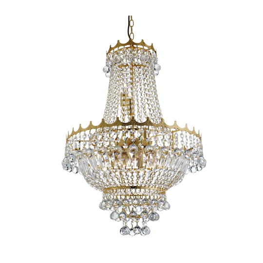 9-Light Empire Chandelier