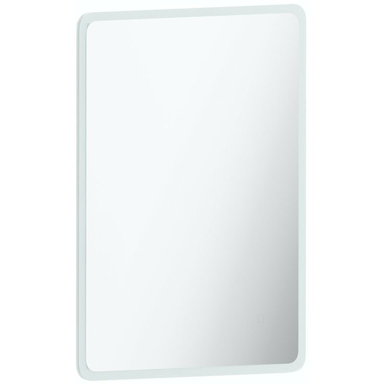 Mayne curved led illuminated mirror 600 x 800mm with demister - Silver - Mode