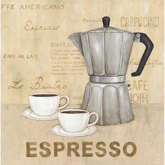 Espresso Cream by David Carter Brown - Wrapped Canvas Painting Print