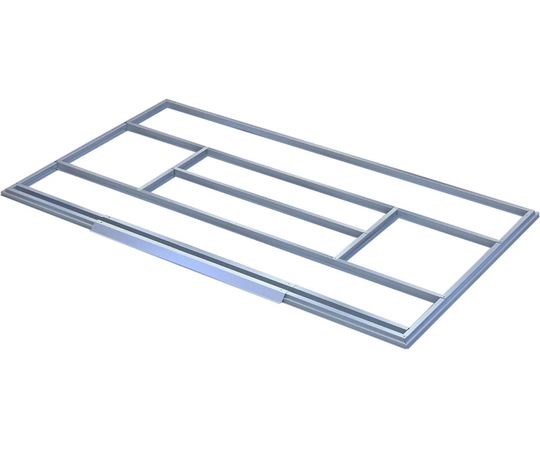Rosas 6.5 ft. W x 1.8 ft. D Base/Foundation Kit