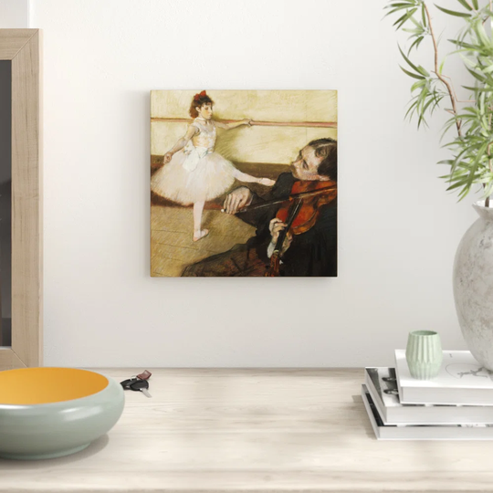 'The Dance Lesson' Painting Print