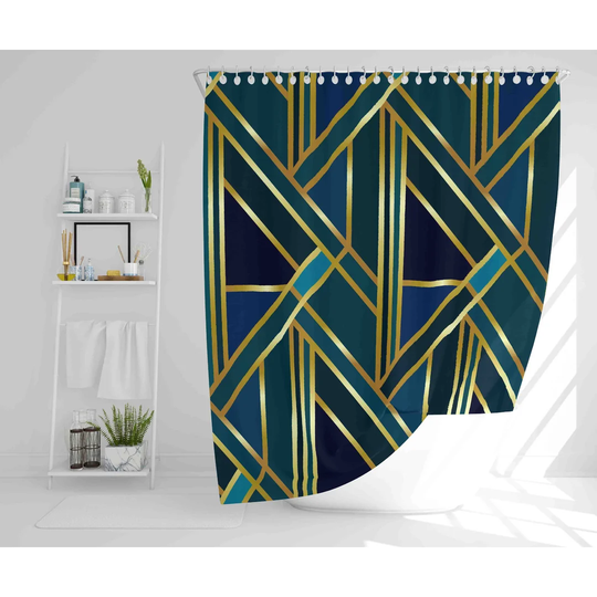 Kenyatta 2 Piece Polyester Shower Curtain Set