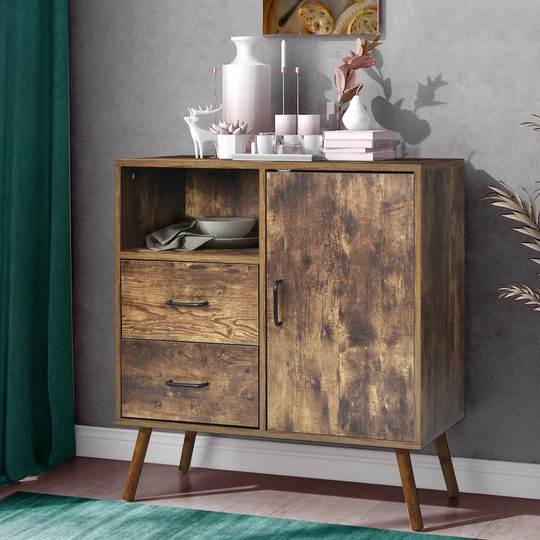 Sarvis 1 -Door 2-Drawer Storage Cabinet