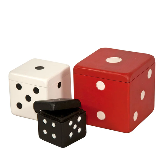 3 Piece Small Dice Box Set