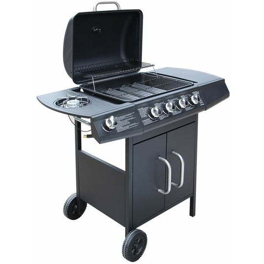 Symple Stuff 37.5cm Barrel Charcoal BBQ by Symple Stuff - Black