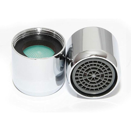 22mm Female Chrome Brass Kitchen Bathtub Faucet Aerator Splashproof Water Saving Filter Mixer Insert