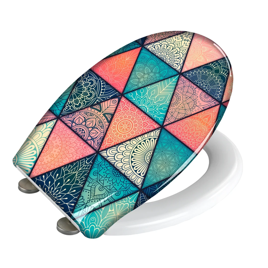 Geometry Elvira Soft Close Elongated Toilet Seat