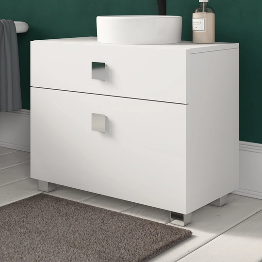 Ringler 65Cm W x 53Cm H x 34.5Cm D Solid Wood Back to Wall Toilet Unit