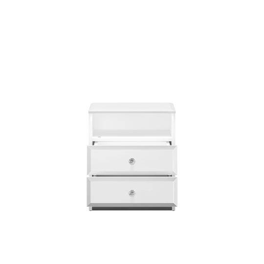 Poe 2 Drawer Bedside Table