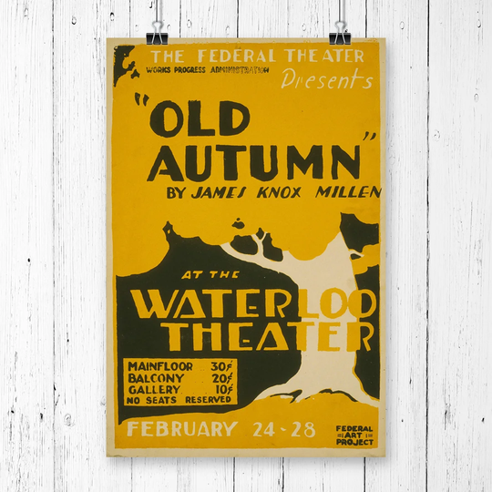 'Vintage WPA Old Autumn' Vintage Advertisement