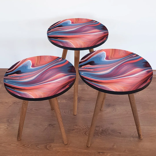 Dina 3 Piece Nest of Tables