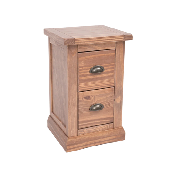 Duren 2 Drawer Bedside Table