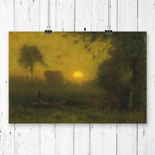 Landscape -5' by George Innes Wall Art