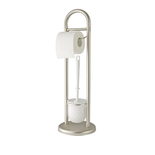 Siena Freestanding Toilet Roll and Brush Holder