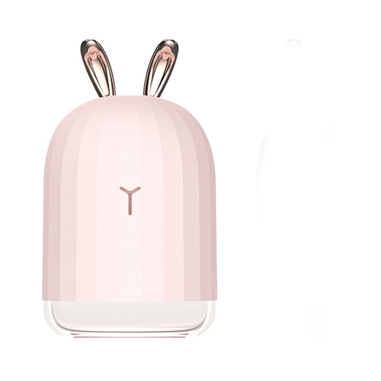 220ml usb Air Humidifier Mist Diffuser Home Car Fog Maker with Night Lamp,model:Pink