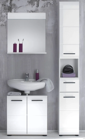 Huda 4 Piece 60 mm Bathroom Furniture Set