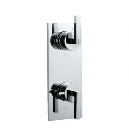 Linea Double Exposed Thermostatic Shower Valve