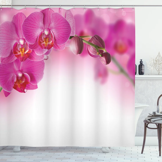 Beryle 13 Piece Polyester Shower Curtain Set