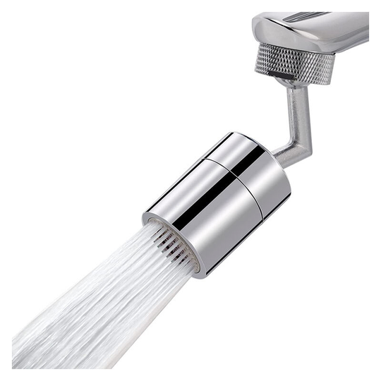 Dual Function Female Faucet Aerator, 1.8 gpm Extra Wide Angle Rotatable Kitchen Sink Faucet Aerator, 360 Degree Swivel Sprayer Head for Kitchen Sink,