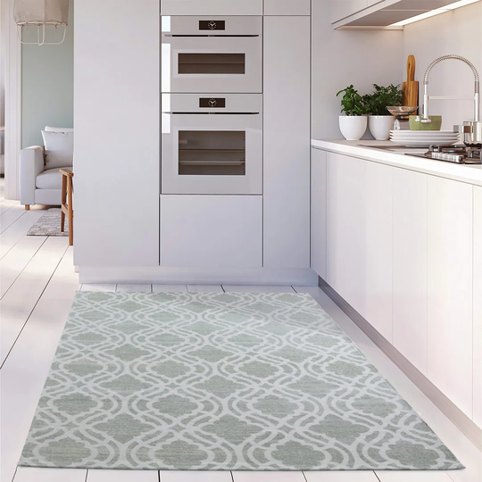 Otega Flatweave Green Rug