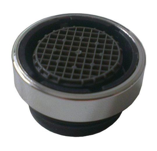 Anti Vandal Chromed Bathroom Kitchen Faucet Tap Aerator 24mm Male + Opening Tool