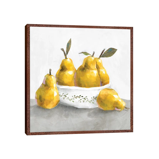 Pears by Isabelle Z - Graphic Art Print on Canvas
