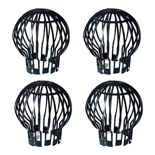 Sunflowergb - 4 Pieces Roof Drain Strainer Reusable Plastic Sewer Ditch Protection Cover Detachable Convenient Drain Filter, Roof Gutter Balloon