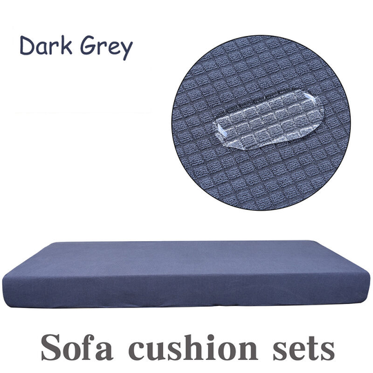 Lbtn - 2 seater sofa cover sofa covers, elastic, armchair cover, seat cover, waterproof (dark gray, 2 seater)