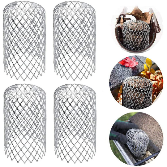 7 Pieces Aluminum Gutter Filters Grille Gutter Protection Metal Gutter Protector Gutter Protection Sheets for House, Eaves, Ditch, Sewer