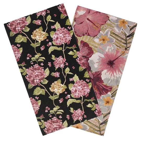 Illughi Flatweave Pink/Green/Black Rug