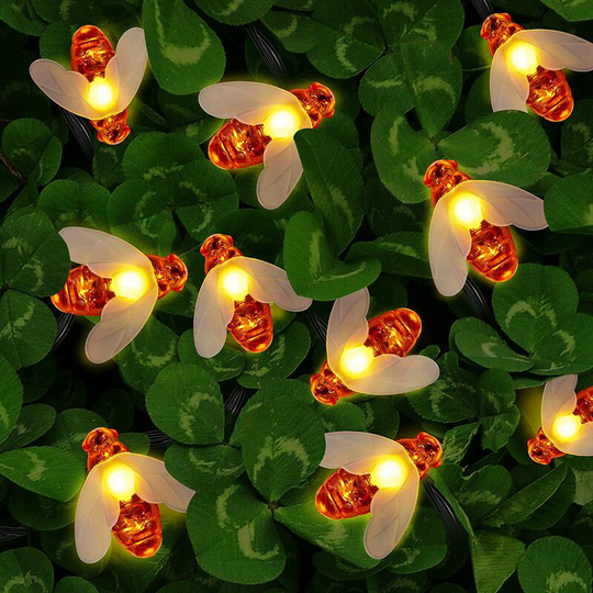 Led Solar String Lights, 40 led Warm White Outdoor Waterproof Decorative Lights for Bathtub Garden Party Wedding Home