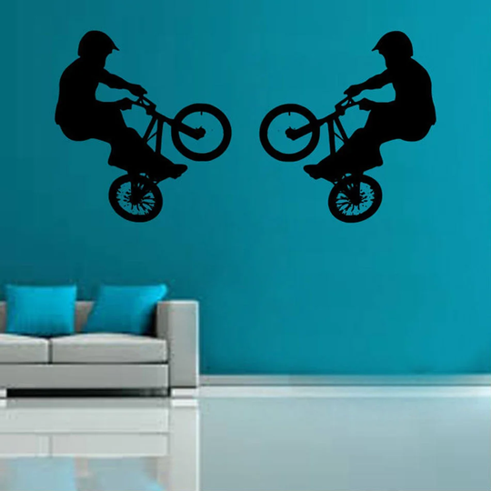 Twin BMX Wall Sticker