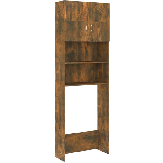 Vidaxl - Washing Machine Cabinet Smoked Oak 64x25.5x190 cm smoked oak