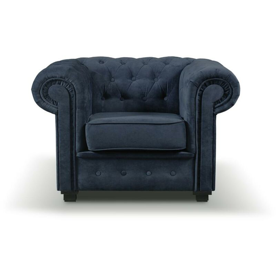 Regal Chesterfield Armchair Navy - Navy