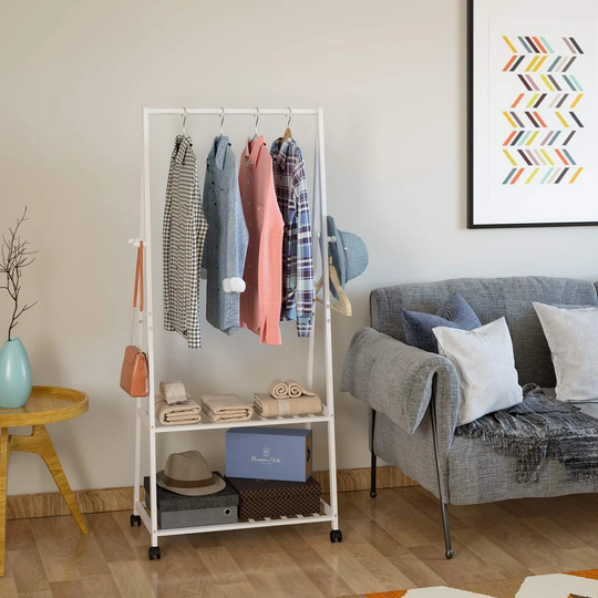 Linch 77cm Rolling Clothes Racks