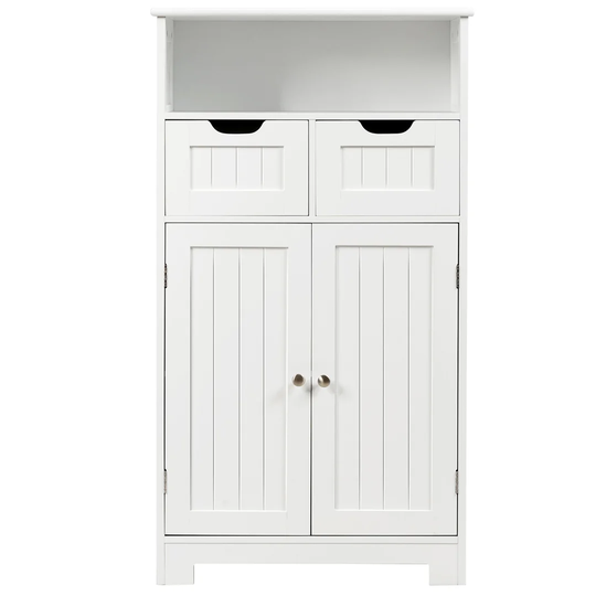 Anjali 60Cm W x 109Cm H x 30Cm D Free-Standing Bathroom Cabinet