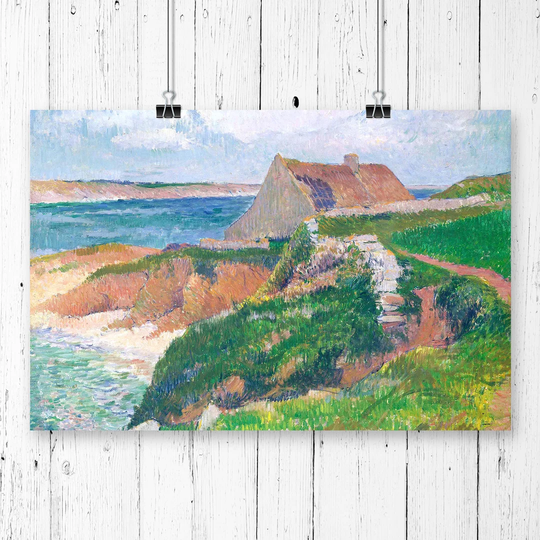 'Island of Raguenez Brittany' by Henry Moret Printing Print