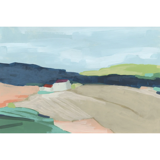 Colour Vista I by June Erica Vess - Wrapped Canvas Painting