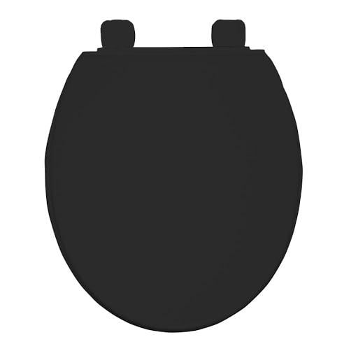 Bemis 7200AR Chester Round Black Toilet Seat