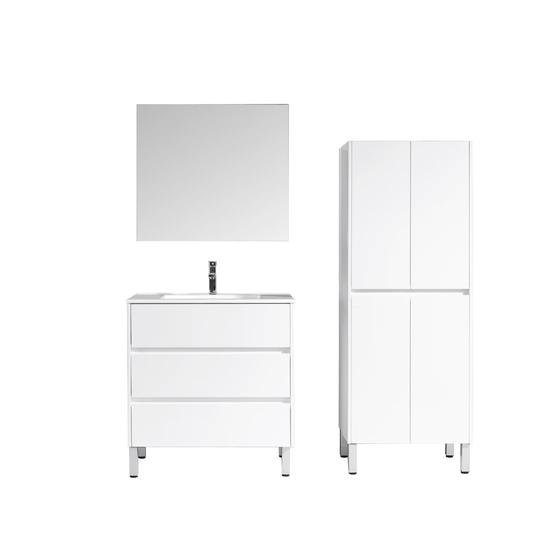Dreven 3 Piece 80mm Bathroom Furniture Suite