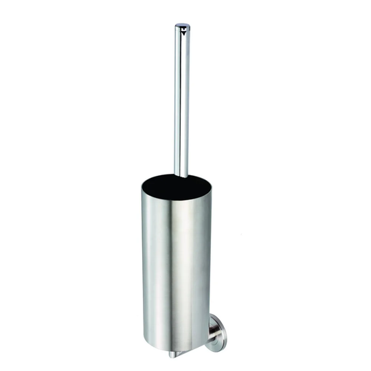 Deleau Wall Mounted Toilet Brush and Holder