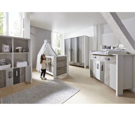 Woody Grey Changing Table
