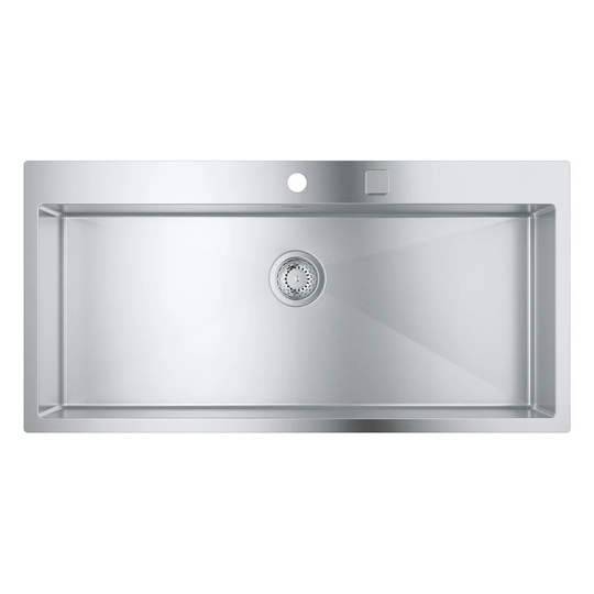 GROHE K800 stainless steel sink, architectural style and durability 31586SD1