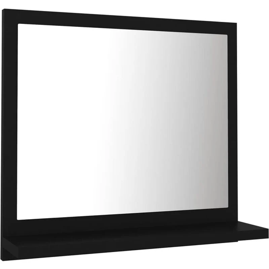 Vidaxl - Bathroom Mirror Black 40x10.5x37 cm Engineered Wood Black