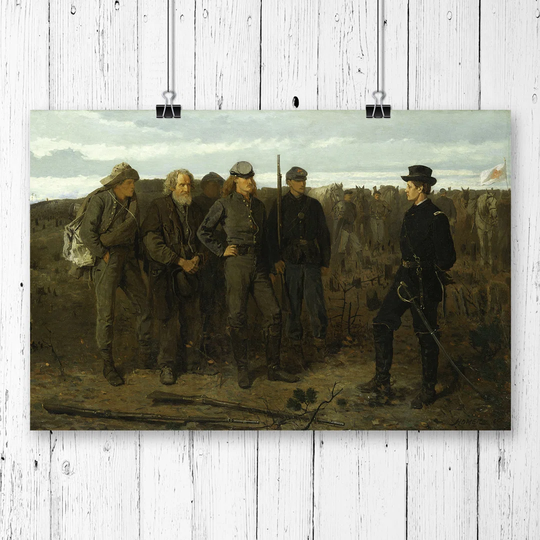 'Prisoners from the Front' by Winslow Homer Graphic Art