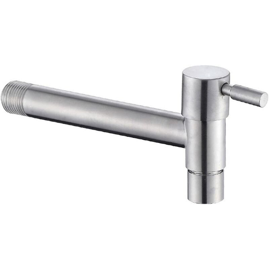 Bette Wall-mounted stainless steel faucet for bathroom, toilet, cold water, swimming pool, washing machine, 16 cm long