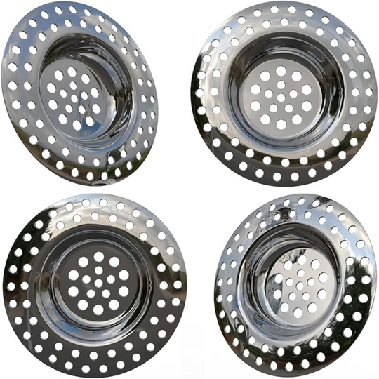 Set of 4, for All drains, Kitchen Sink Filter, Sink Filter, Sink Grid, Tub Drain, Shower Filter, Kitchen Sink Grid, Sink Drain, Shower Drain