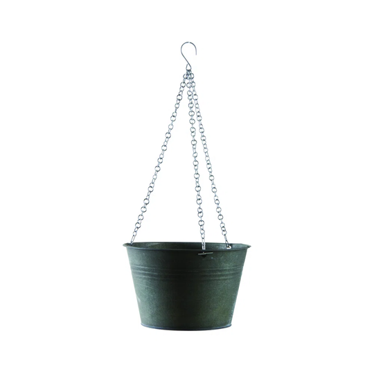 Hanging Planter In Matt Lacquered Metal
