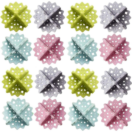 Washing Machine Ball 16 Pcs Pet Fur Catcher Hair Removal Device parts and Accessories for Washing Machines